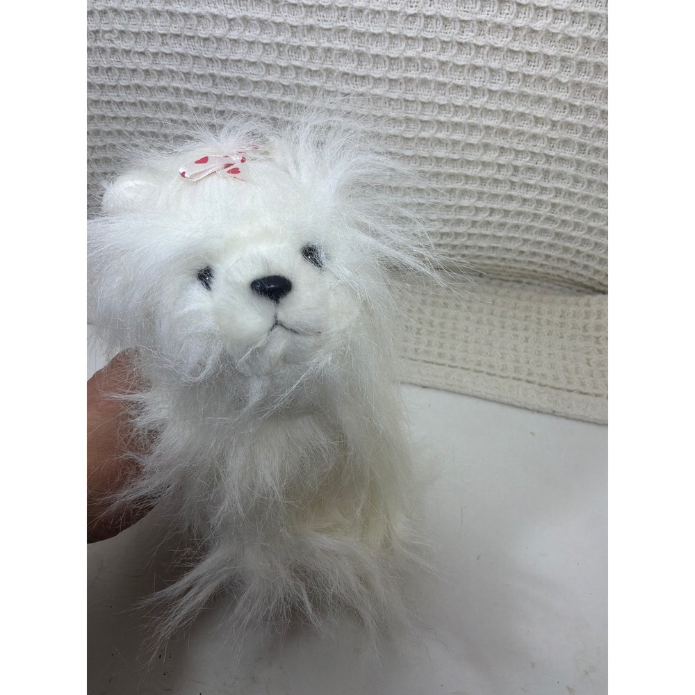 [Kidcore] Unisex Ganz Webkinz Yorkie Plush Small White HM070